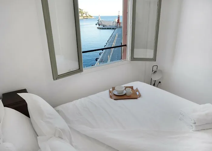 Waterfront Panoramic Sea View, Balcony, Ac Lejlighed Nice